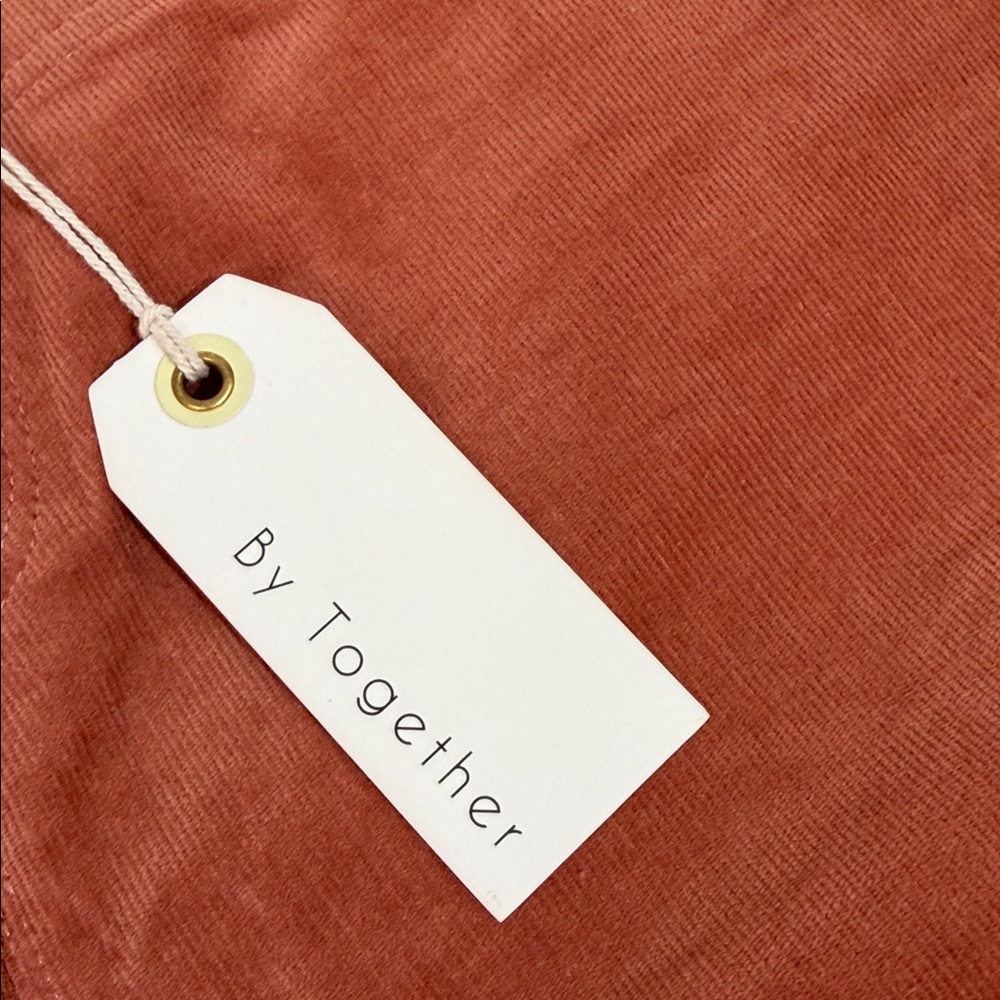 NWT By Together Corduroy Flare Pants Size L Pull On Elastic Waist Boutique Brand - Picture 6 of 10